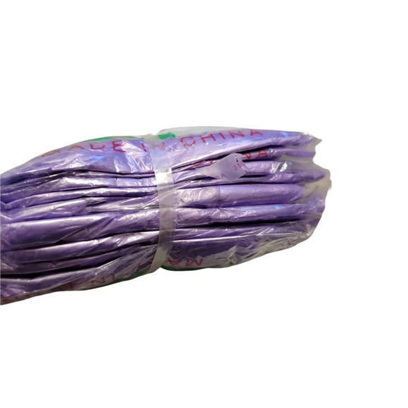 Rain Ponchos Pack of 10 Pocket Tour Raincoat Disposable Ponchos New Purple - Picture 3 of 3